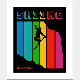 Skiing Posters and Art